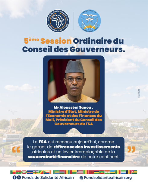 LE FONDS DE SOLIDARITE AFRICAIN OUVRE UNE NOUVELLE...